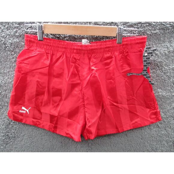 NWT Vintage 90s Y2K PUMA Lined Men's Large Nylon Soccer Shorts
